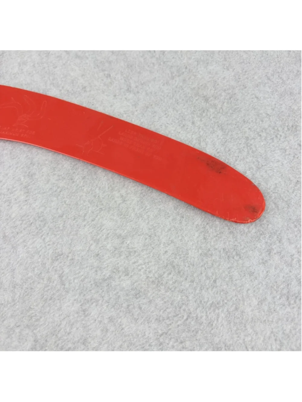 Vintage 1965 ~ Wham-O Aussie Boomerang ~ Original Red w/Black & White